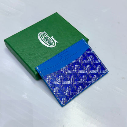 Goyard – Mini Wallets / Card Holders (Blue)