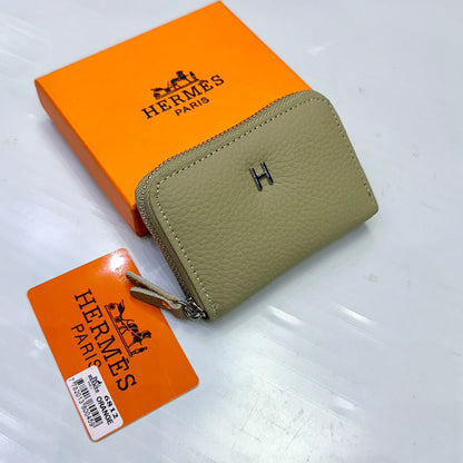 Hermès – Mini Wallets / Card Holders (Olive)