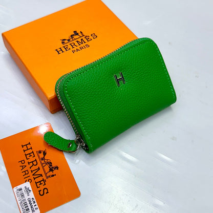 Hermès – Mini Wallets / Card Holders (Green)