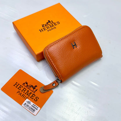 Hermès – Mini Wallets / Card Holders (Orange)