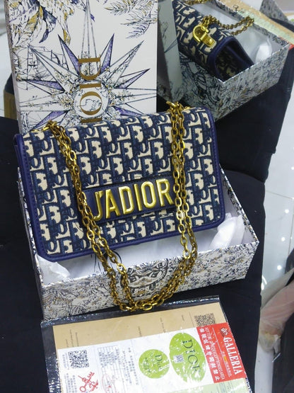 J’ADIOR Series – Medium Bag (Blue)