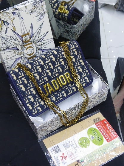 J’ADIOR Series – Medium Bag (Blue)