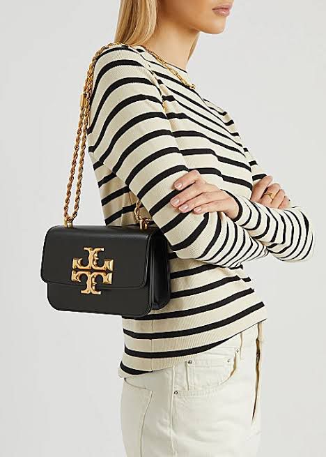 TORY BURCH – Classic Convertible Shoulder Bag (Black)