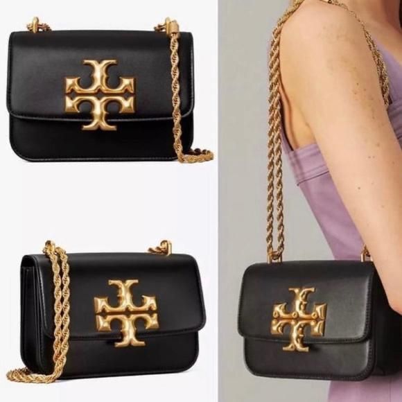 TORY BURCH – Classic Convertible Shoulder Bag (Black)