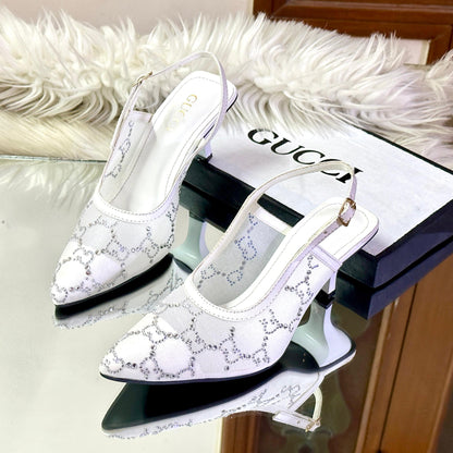 GUCCI NEW ARRIVAL – Women Slippers (Silver)