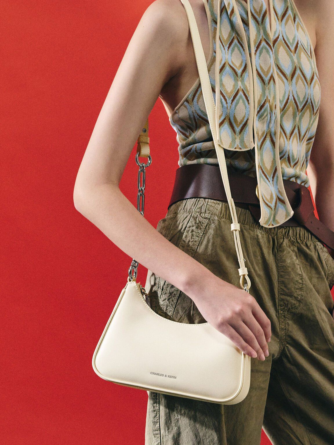 CHARLES & KEITH – Women Bag (Beige)