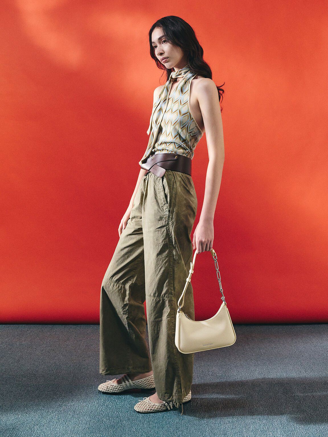 CHARLES & KEITH – Women Bag (Beige)