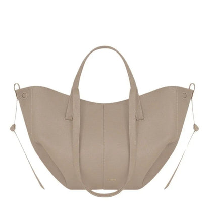 POLÈNE CYME EDITION TEXTURED TAUPE – Women Bag (Beige)