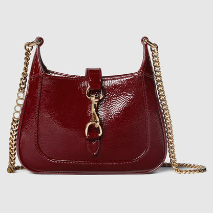 GUCCI JACKIE NOTTE MINI – Women Shoulder Bag (Maroon)