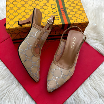 GUCCI – Women Heels Pump (Beige)