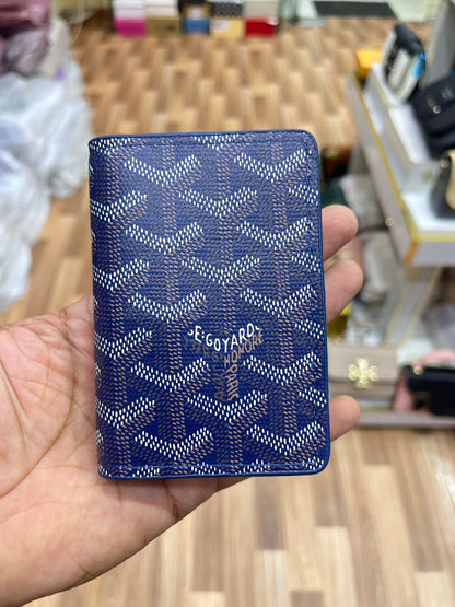 GOYARD SAINT-PIERRE CARD WALLET – Women Wallet (Blue)