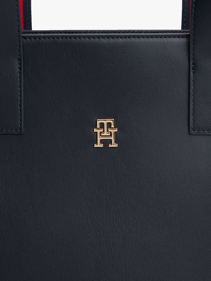 TOMMY HILFIGER ICONIC TOTE BAG – Women Bag (Black Design 2)