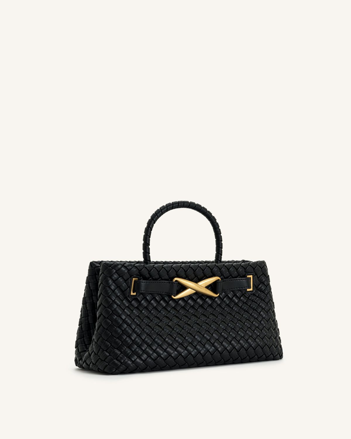 JW PEI ELORA WOVEN TOTE BAG – Women Bag (Black)