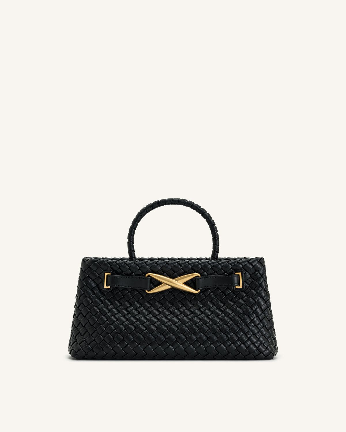 JW PEI ELORA WOVEN TOTE BAG – Women Bag (Black)