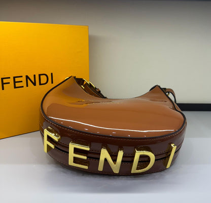 FENDI FENDIGRAPHY MINI – Women Bag (Brown)