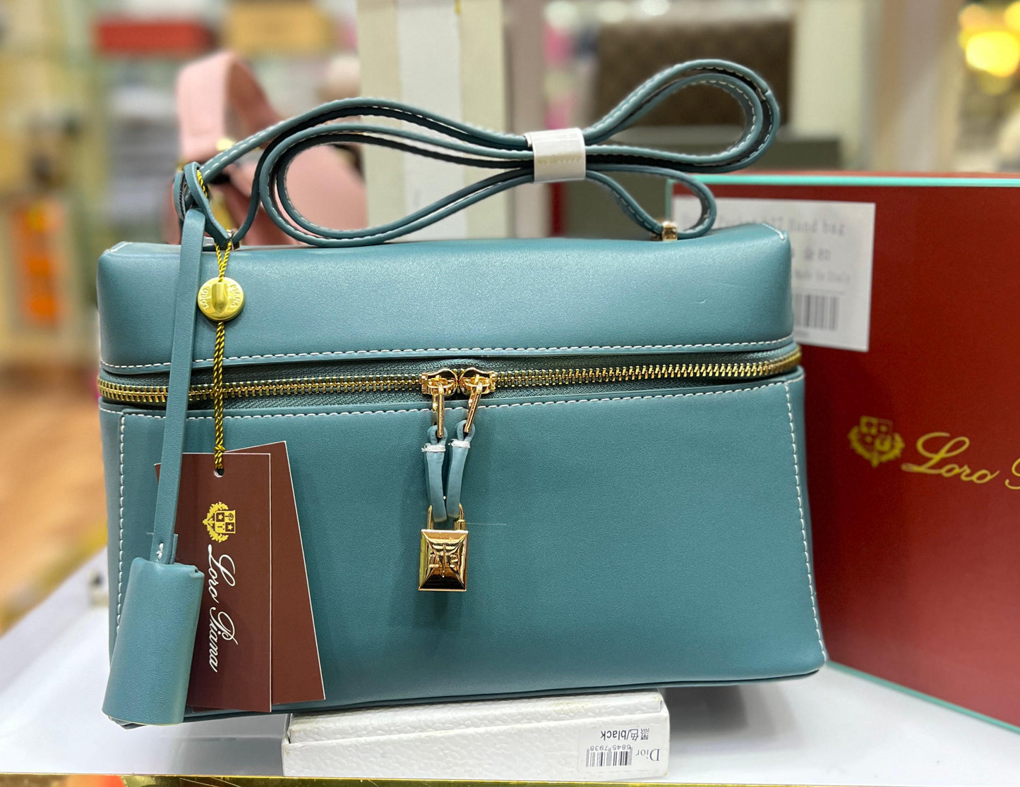 LORO PIANA Extra Bag L27 – Women Bag (Sea Green)