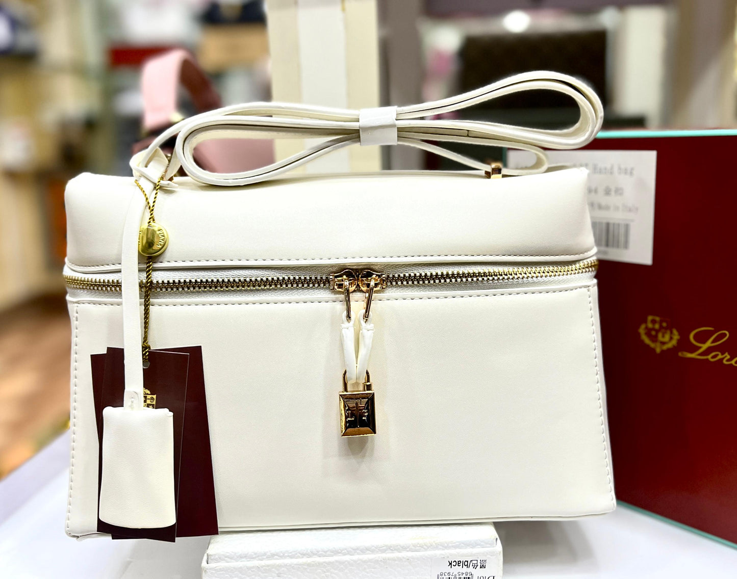 LORO PIANA Extra Bag L27 – Women Bag (White)