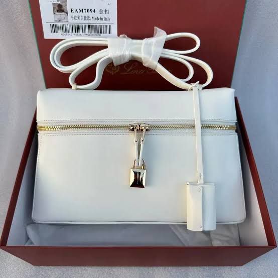 LORO PIANA Extra Bag L27 – Women Bag (White)