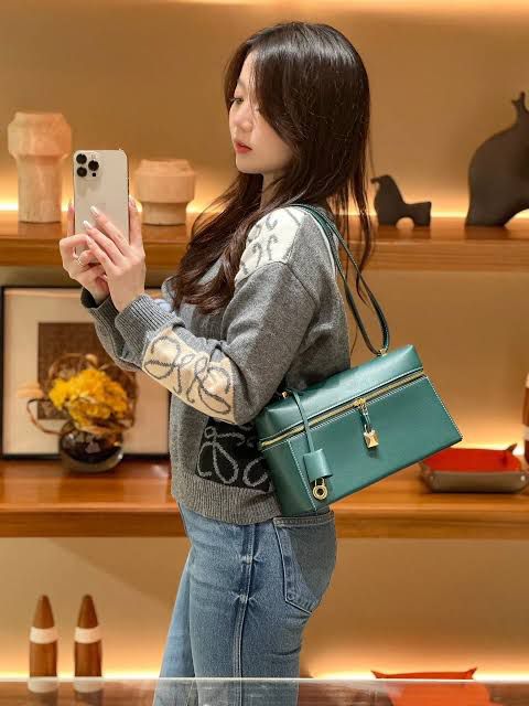 LORO PIANA Extra Bag L27 – Women Bag (Sea Green)