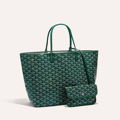 GOYARD 2 Pcs Set – Women Bag with Pouch (Green)