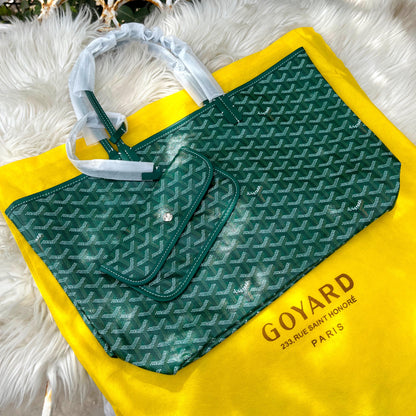 GOYARD 2 Pcs Set – Women Bag with Pouch (Green)