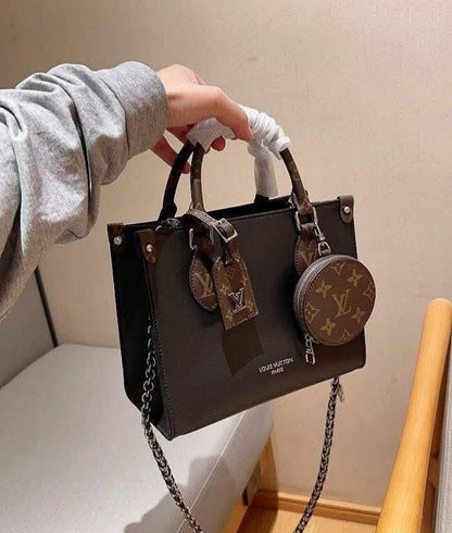 LOUIS VUITTON OnTheGo MM – Women Tote Bag (Black)