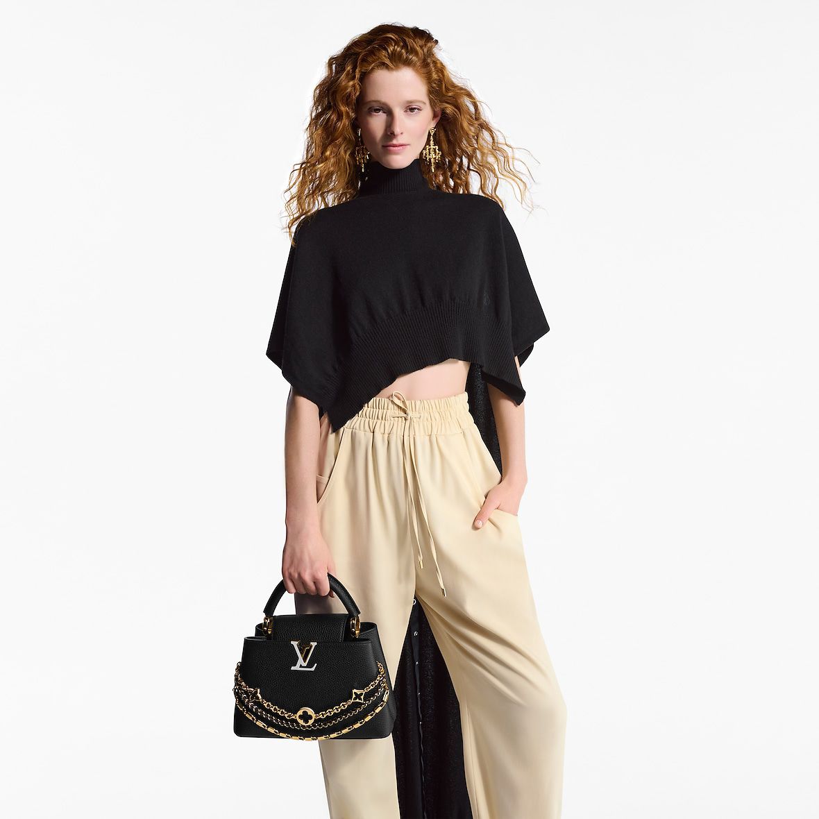 LOUIS VUITTON Capucines Mini – Women Bag (Black)