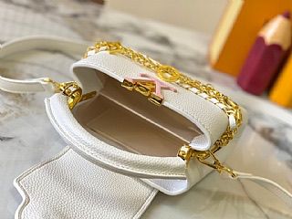 LOUIS VUITTON Capucines Mini – Women Bag (White)