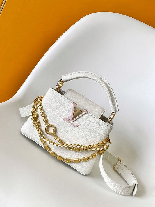 LOUIS VUITTON Capucines Mini – Women Bag (White)