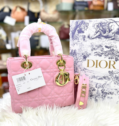DIOR – Medium Lady Dior My ABCDior Women Bag (Pink)