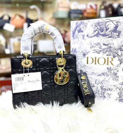 DIOR – Medium Lady Dior My ABCDior Women Bag (Black)