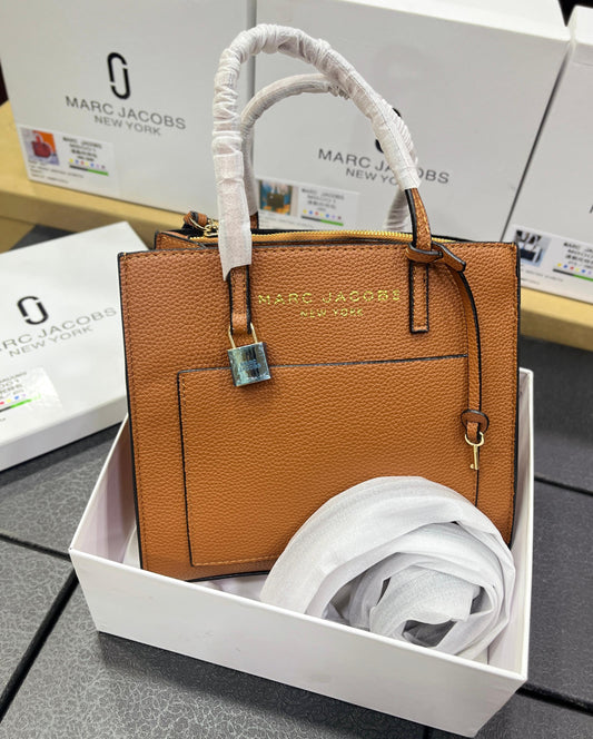 MARC JACOBS – Mini Grind Leather Women Bag (Brown)