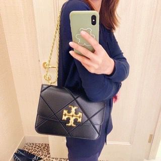 TORY BURCH ELEANOR – Diamond Women Bag (Black)
