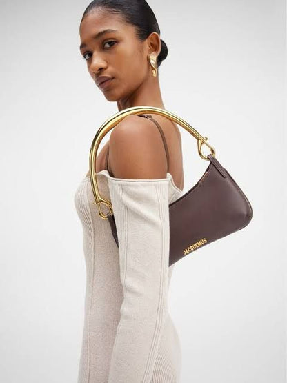 JACQUEMUS – Le Bisou Mousqueton Women Bag (Brown)