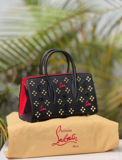 CHRISTIAN LOUBOUTIN – Luxury Women Handbag with Long Belt (Black Design B)