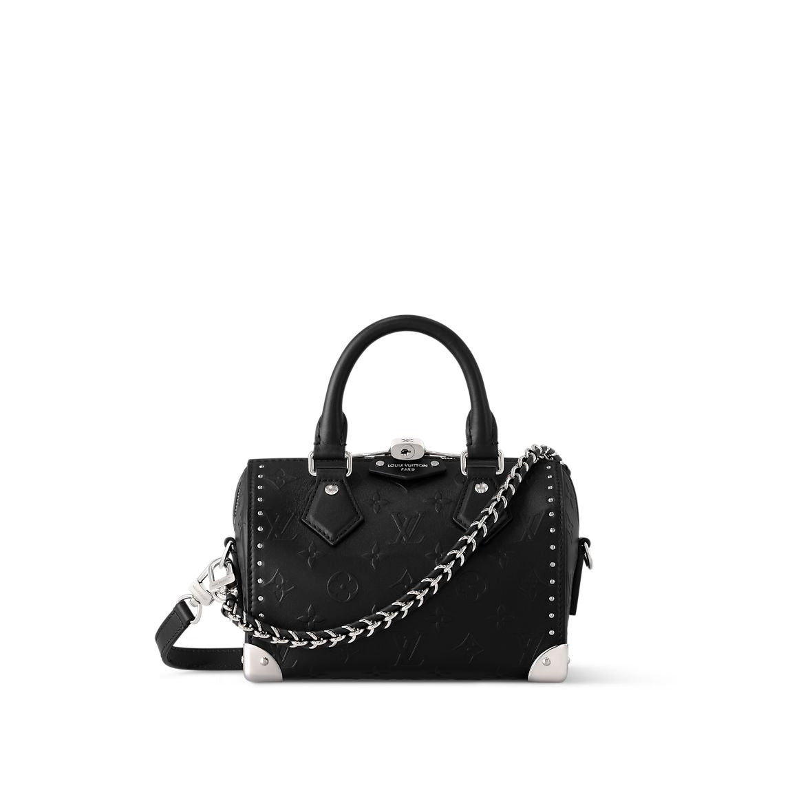 LOUIS VUITTON – Speedy Trunk 20 Women Bag (Black)