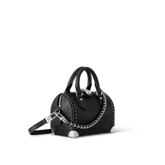 LOUIS VUITTON – Speedy Trunk 20 Women Bag (Black)