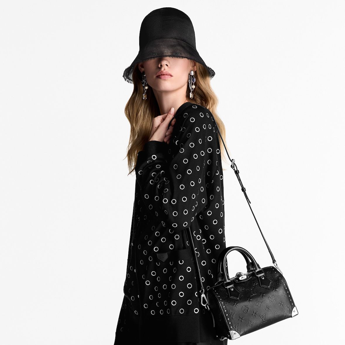 LOUIS VUITTON – Speedy Trunk 20 Women Bag (Black)