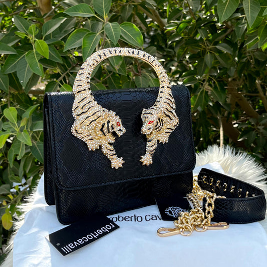 ROBERTO CAVALLI – Luxury Women Handbag (Black)