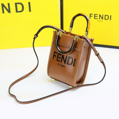 FENDI – Luxury Leather Women Bag (Brown)