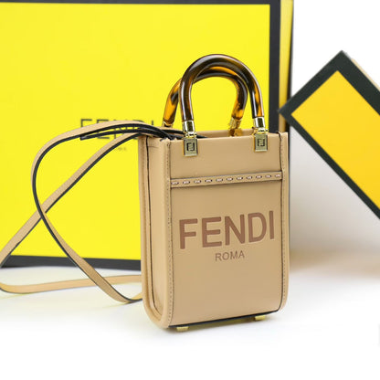 FENDI – Luxury Leather Women Bag (Beige)