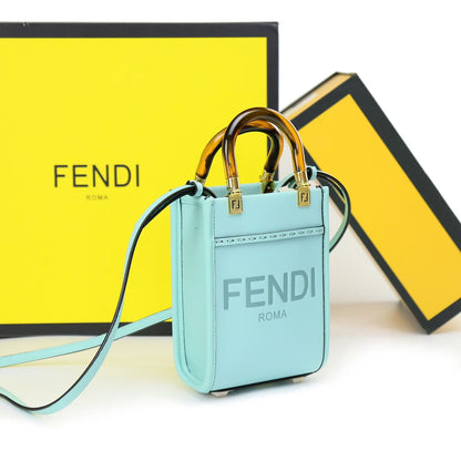 FENDI – Luxury Leather Women Bag (Blue)
