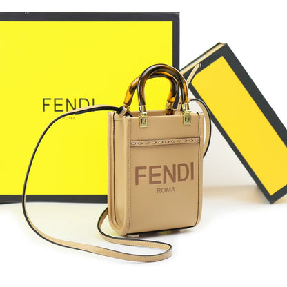 FENDI – Luxury Leather Women Bag (Beige)