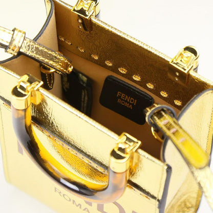 FENDI – Luxury Leather Women Bag (Golden)