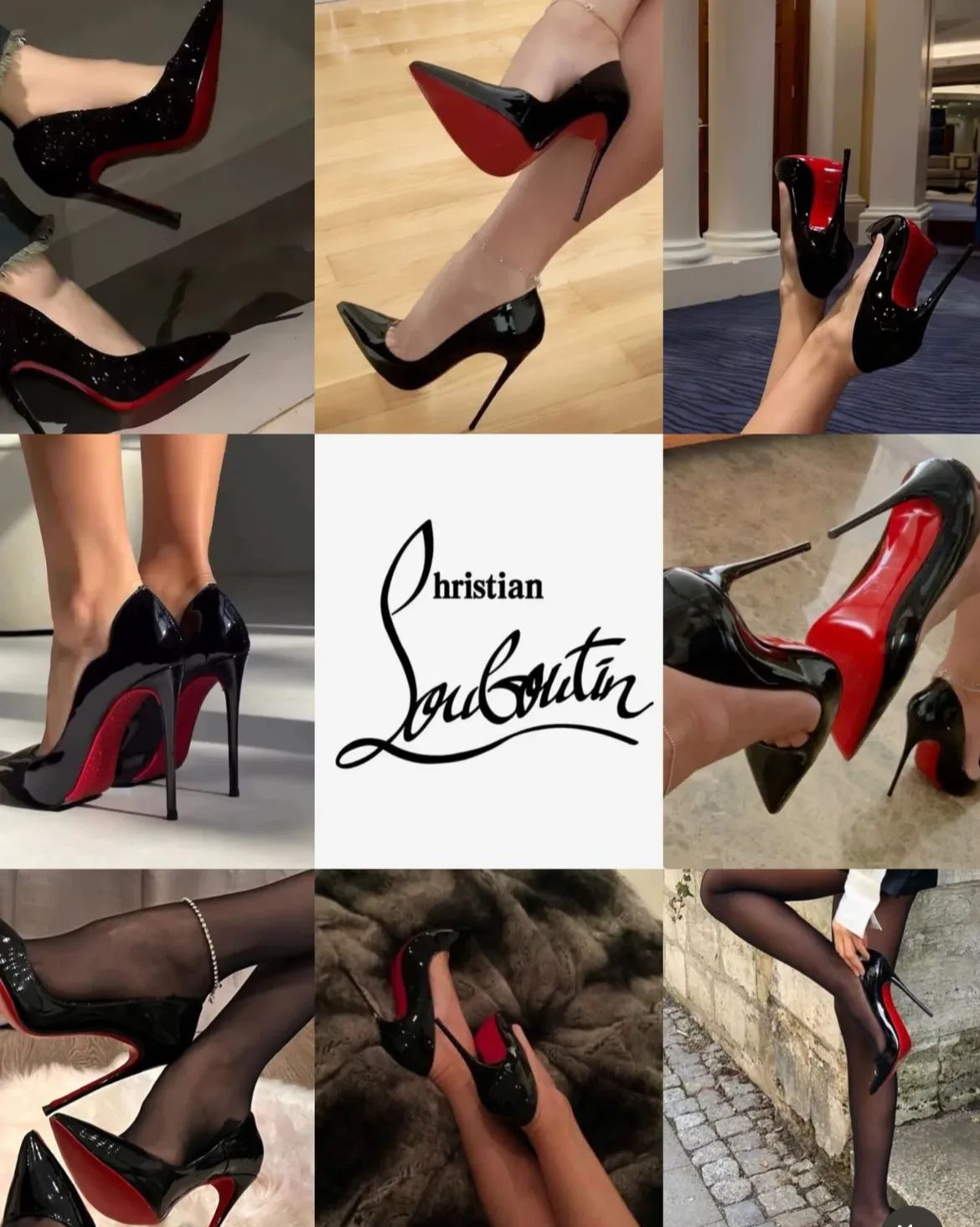 Christian Louboutin Women Heel Pumps – Master Quality Imported Collection (Black)