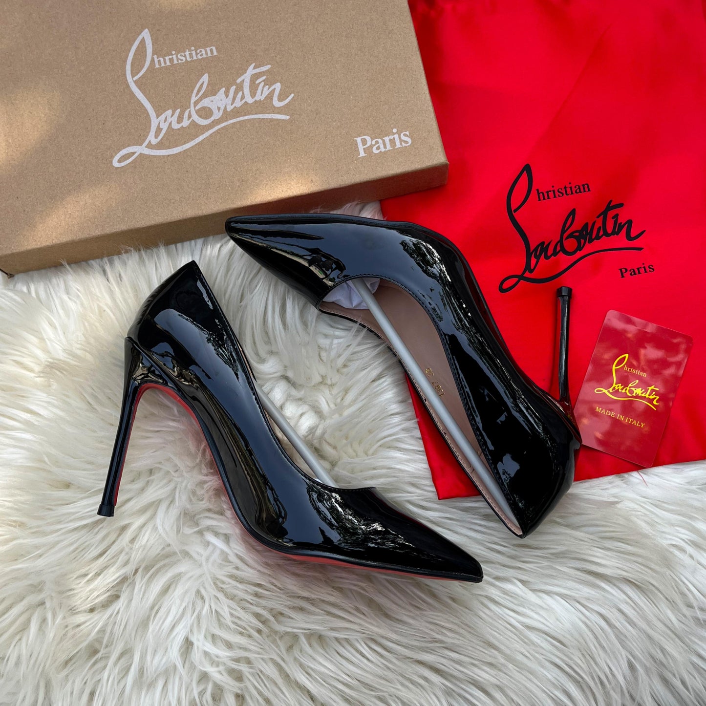 Christian Louboutin Women Heel Pumps – Master Quality Imported Collection (Black)