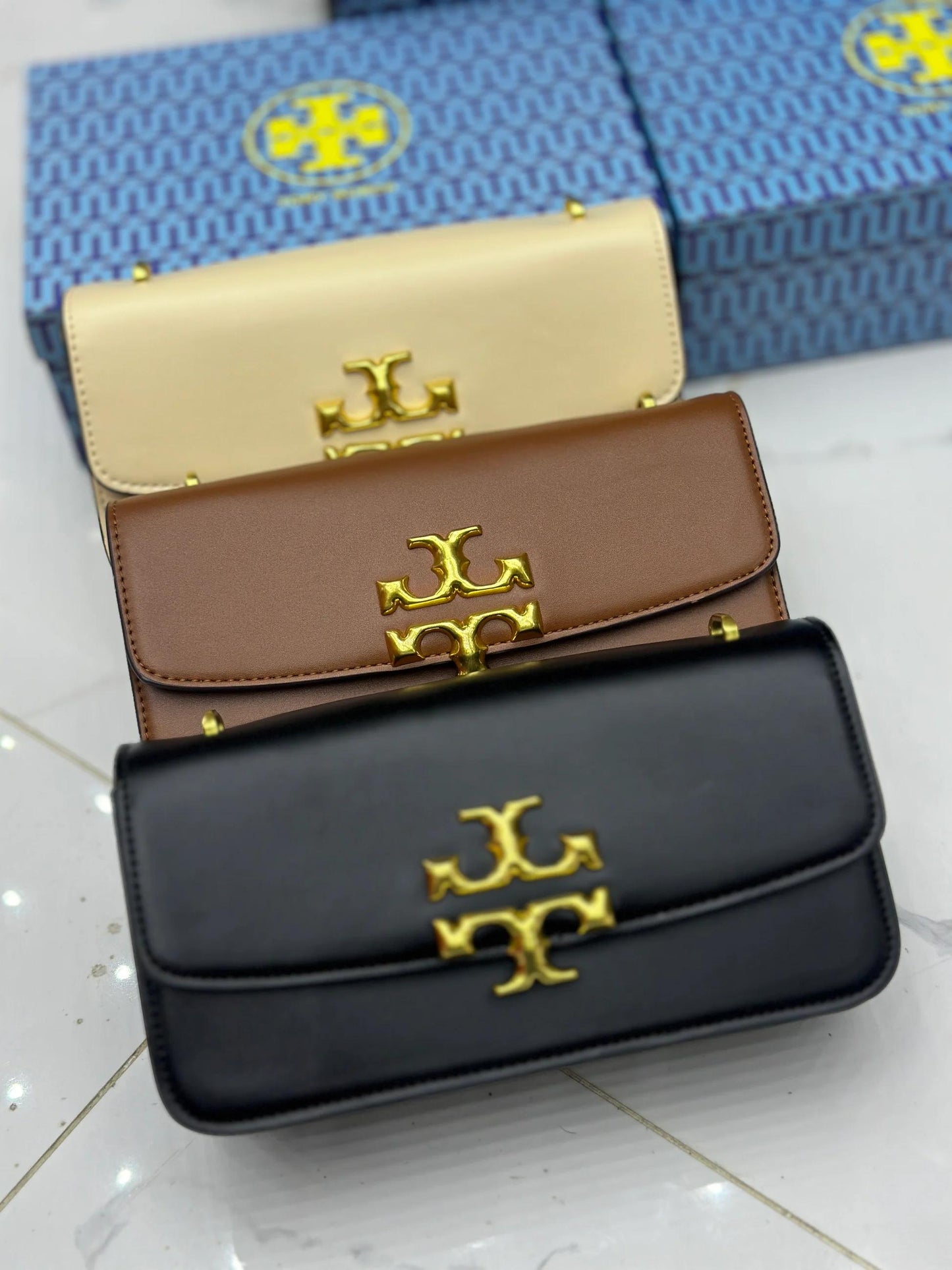 TORY BURCH – Luxury Leather Women Bag (Beige)