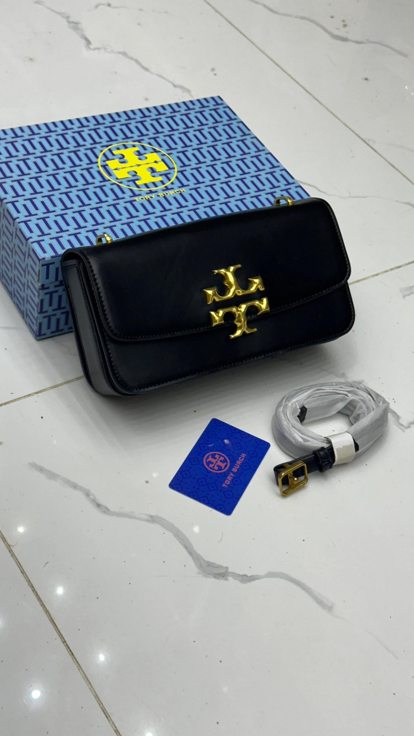 TORY BURCH – Luxury Leather Women Bag (Black)