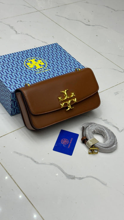 TORY BURCH – Luxury Leather Women Bag (Brown)