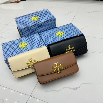 TORY BURCH – Luxury Leather Women Bag (Brown)